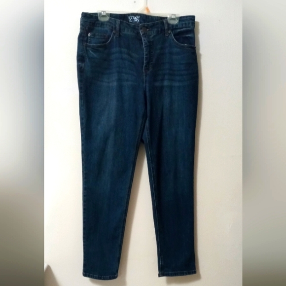 Terra&Sky Classic Blue Women's Jeans Size 14W - Picture 2 of 7